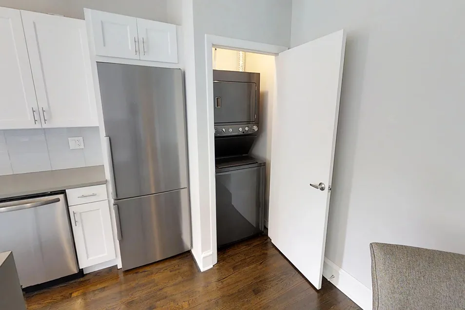 vintage luxury living room at Park Fullerton by Reside Apartments