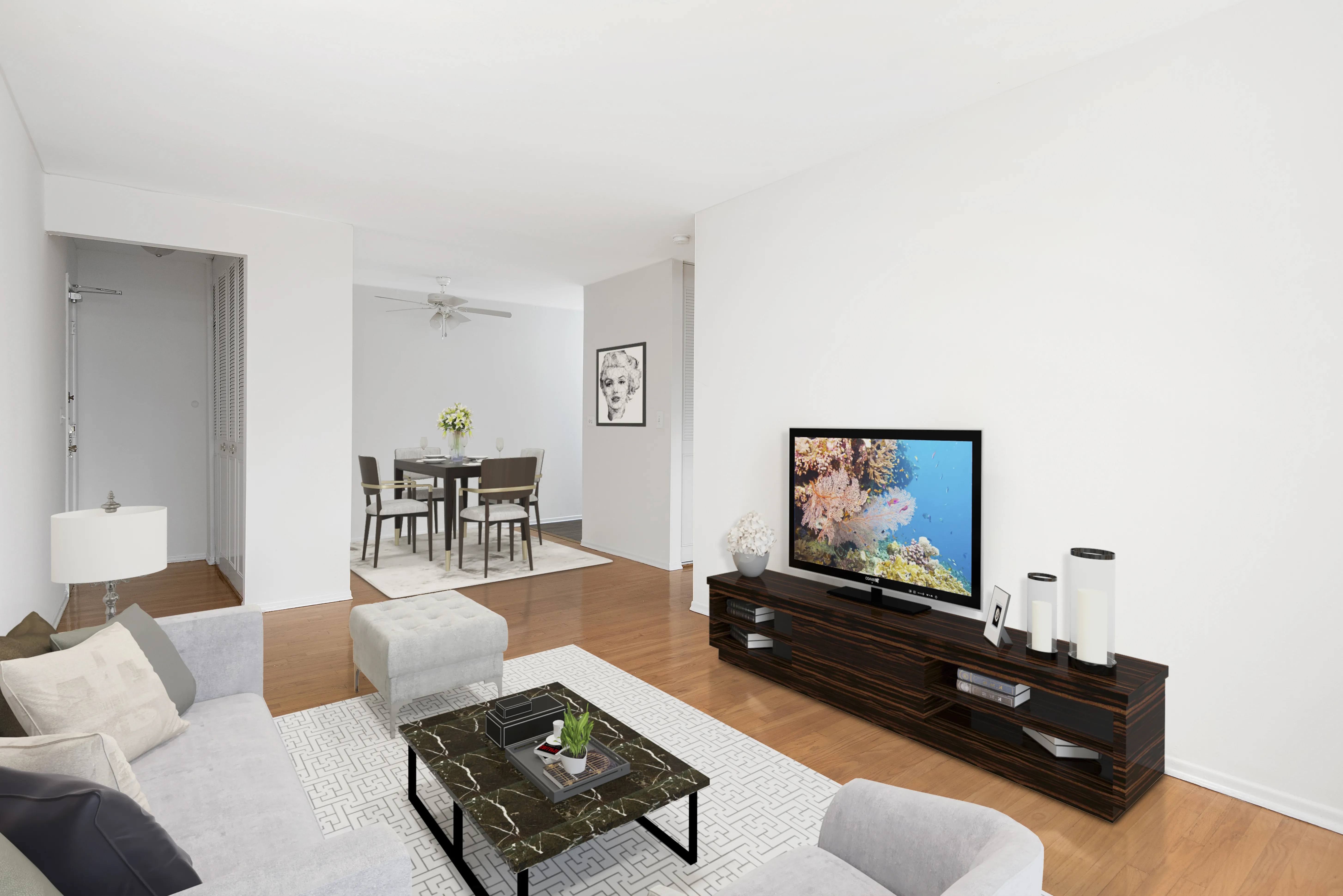 kitchen at 515 West Barry Apartments in Lakeview, Chicago
