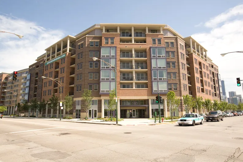 open amenity area at Larrabee Place Apartments