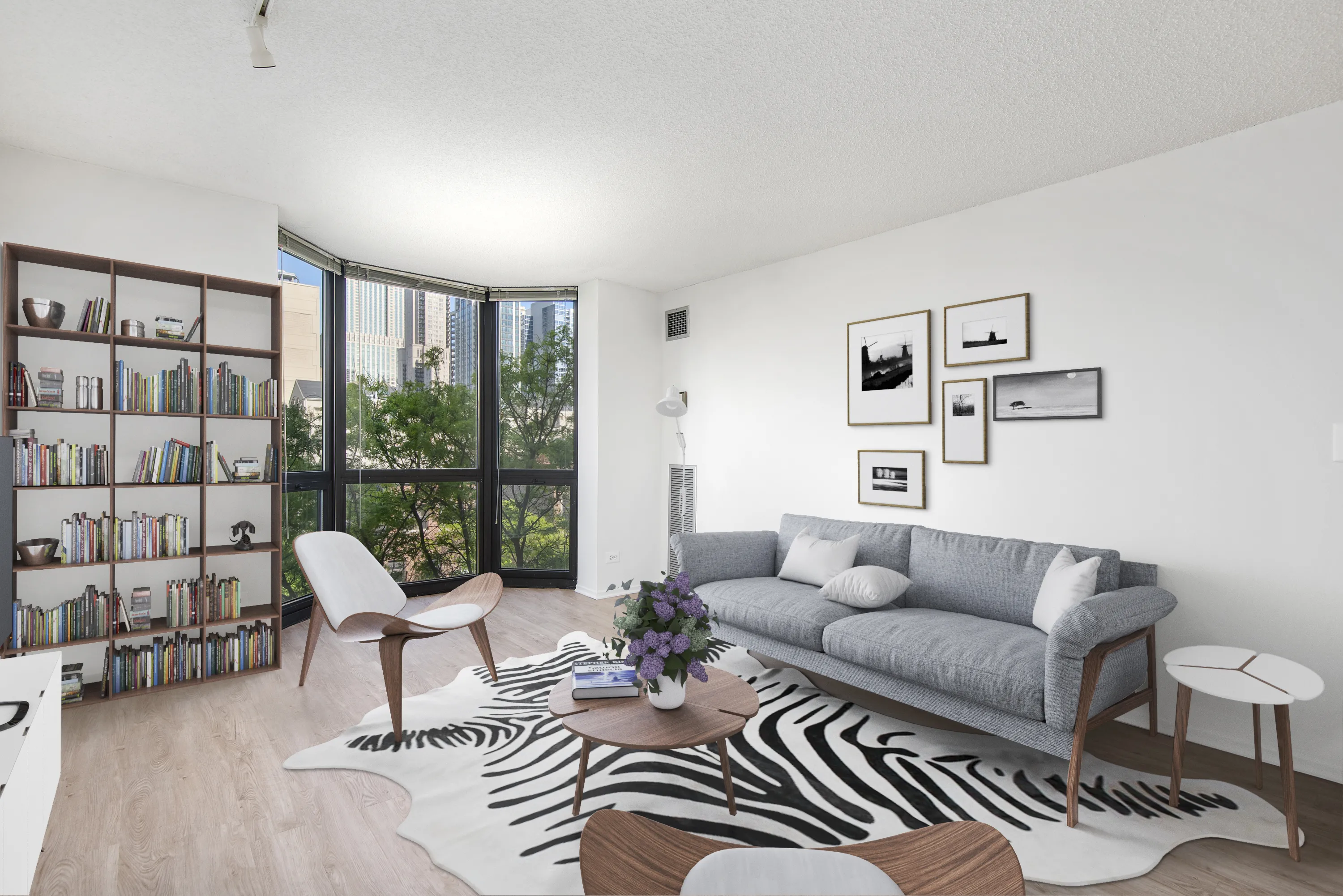 1000 N LaSalle, Two Bedroom, Bedroom