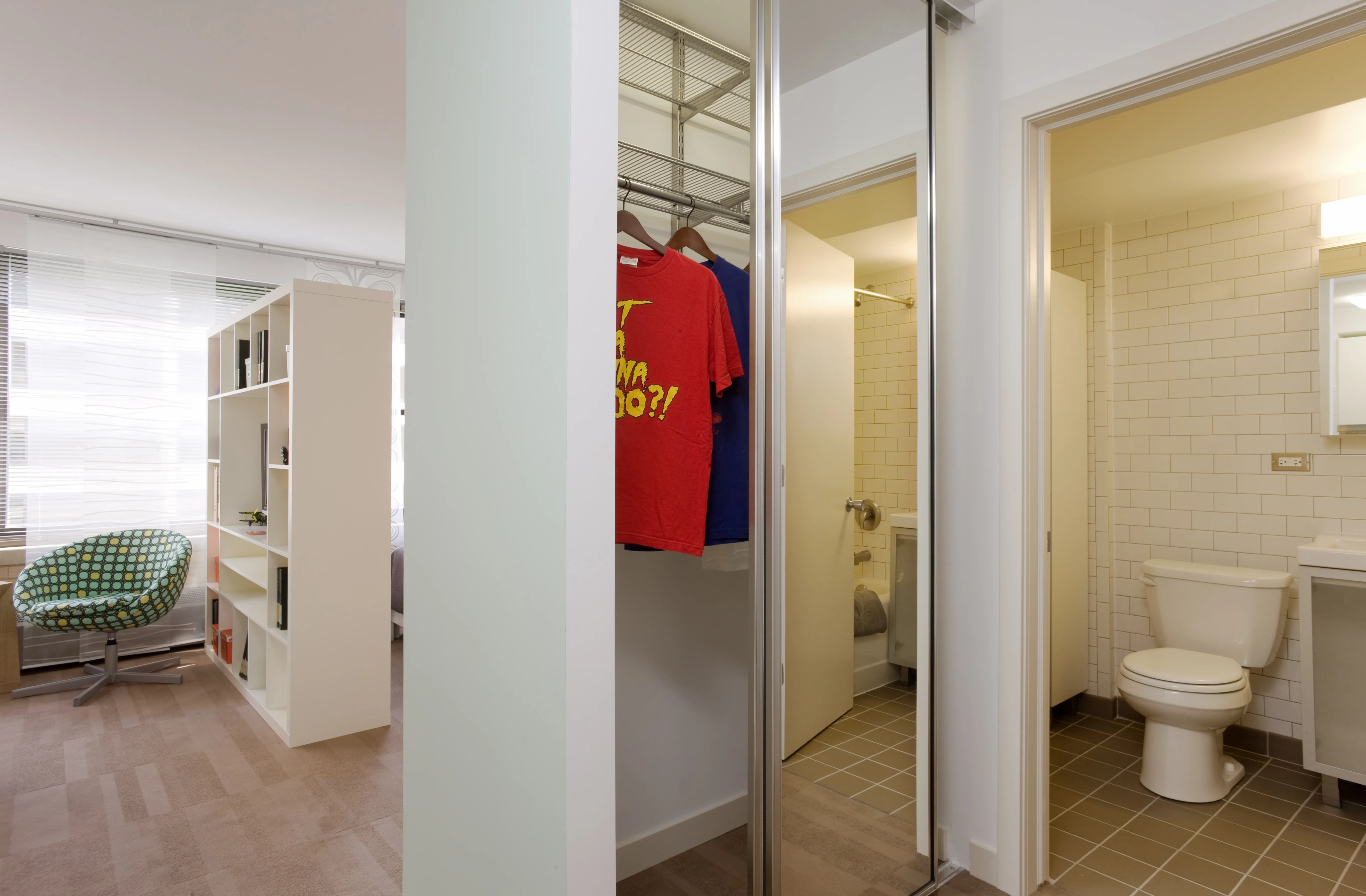 model unit at The Algonquin Apartments in Hyde Park Chicago