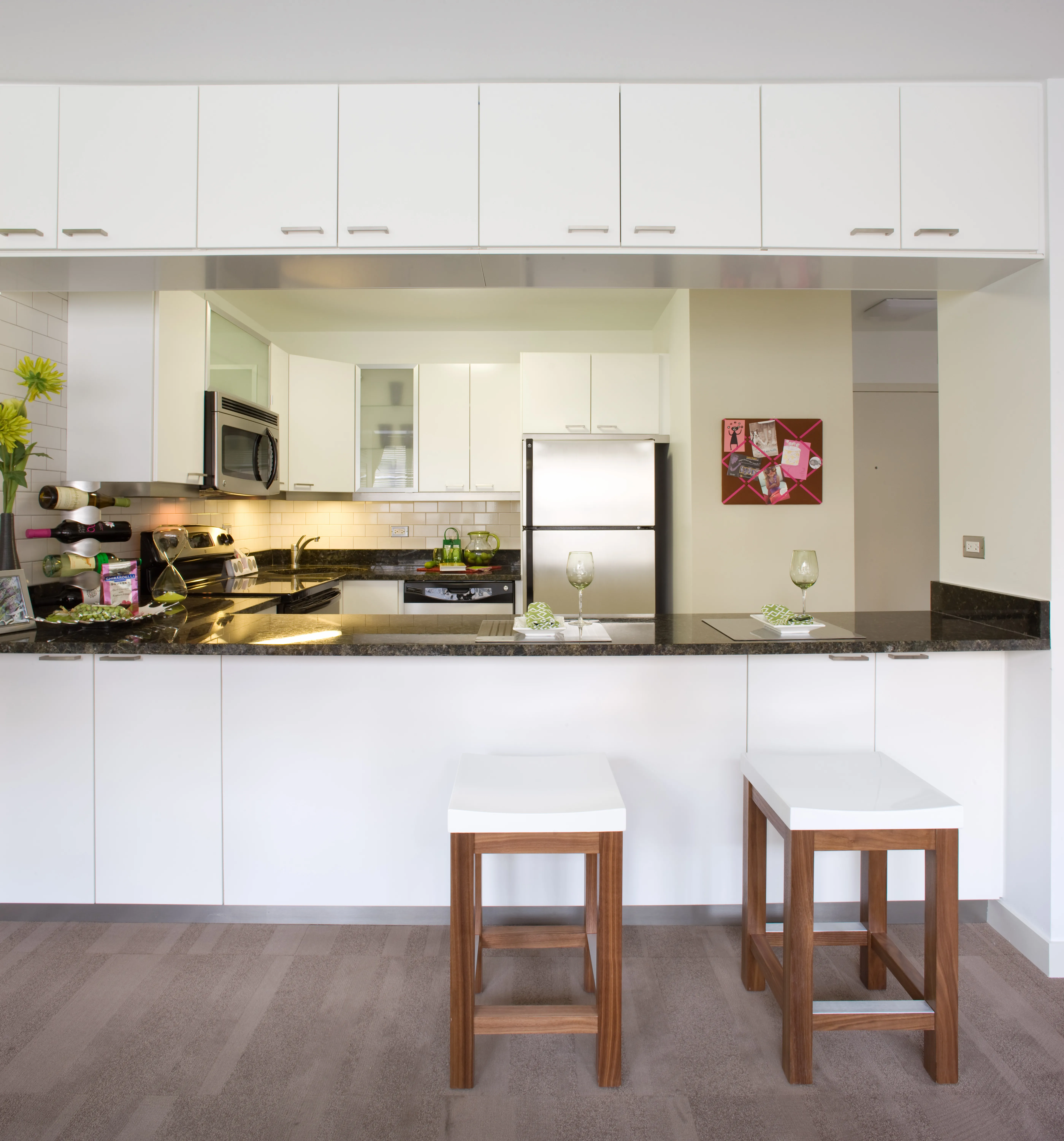 model unit at The Algonquin Apartments in Hyde Park Chicago