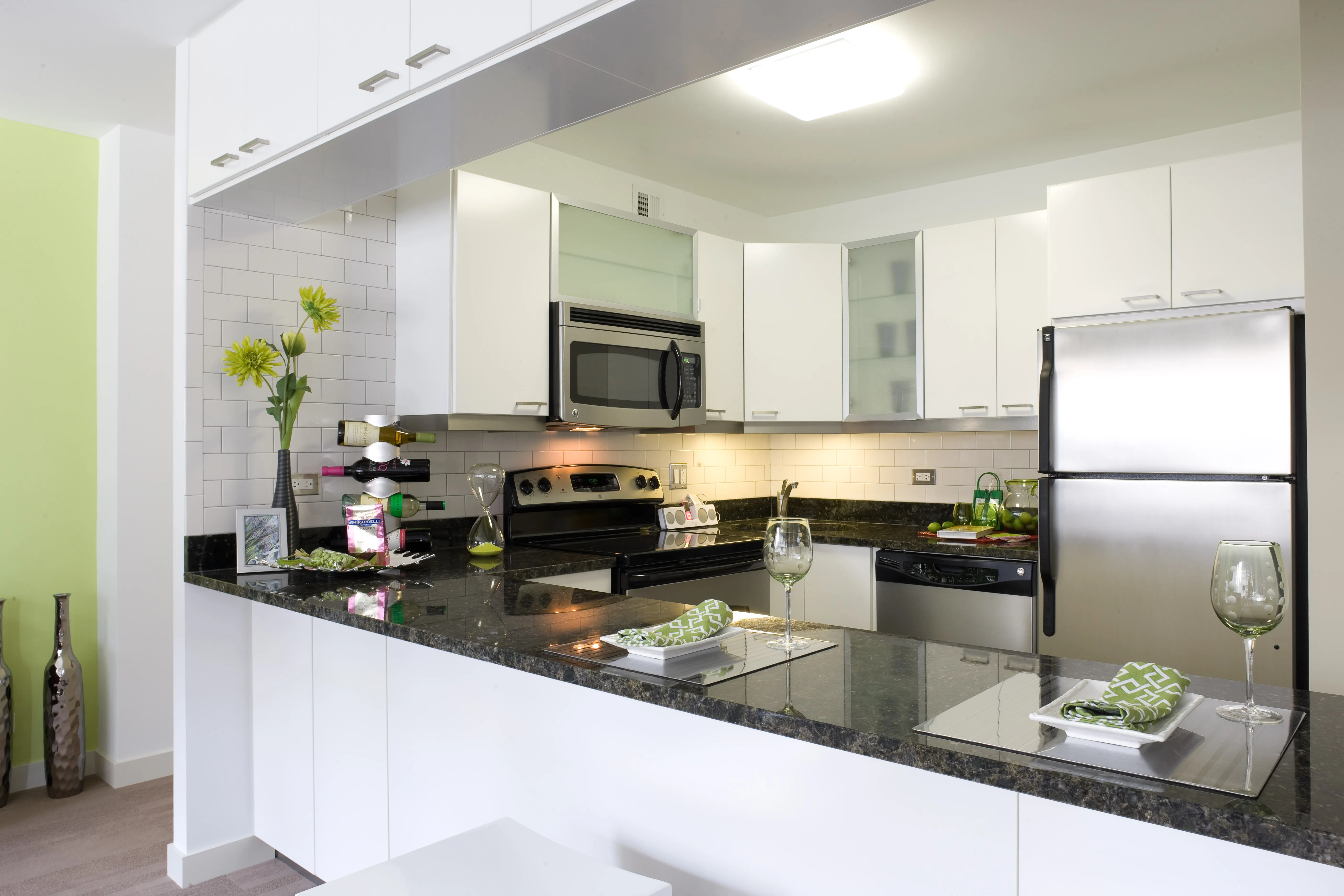 model unit at The Algonquin Apartments in Hyde Park Chicago