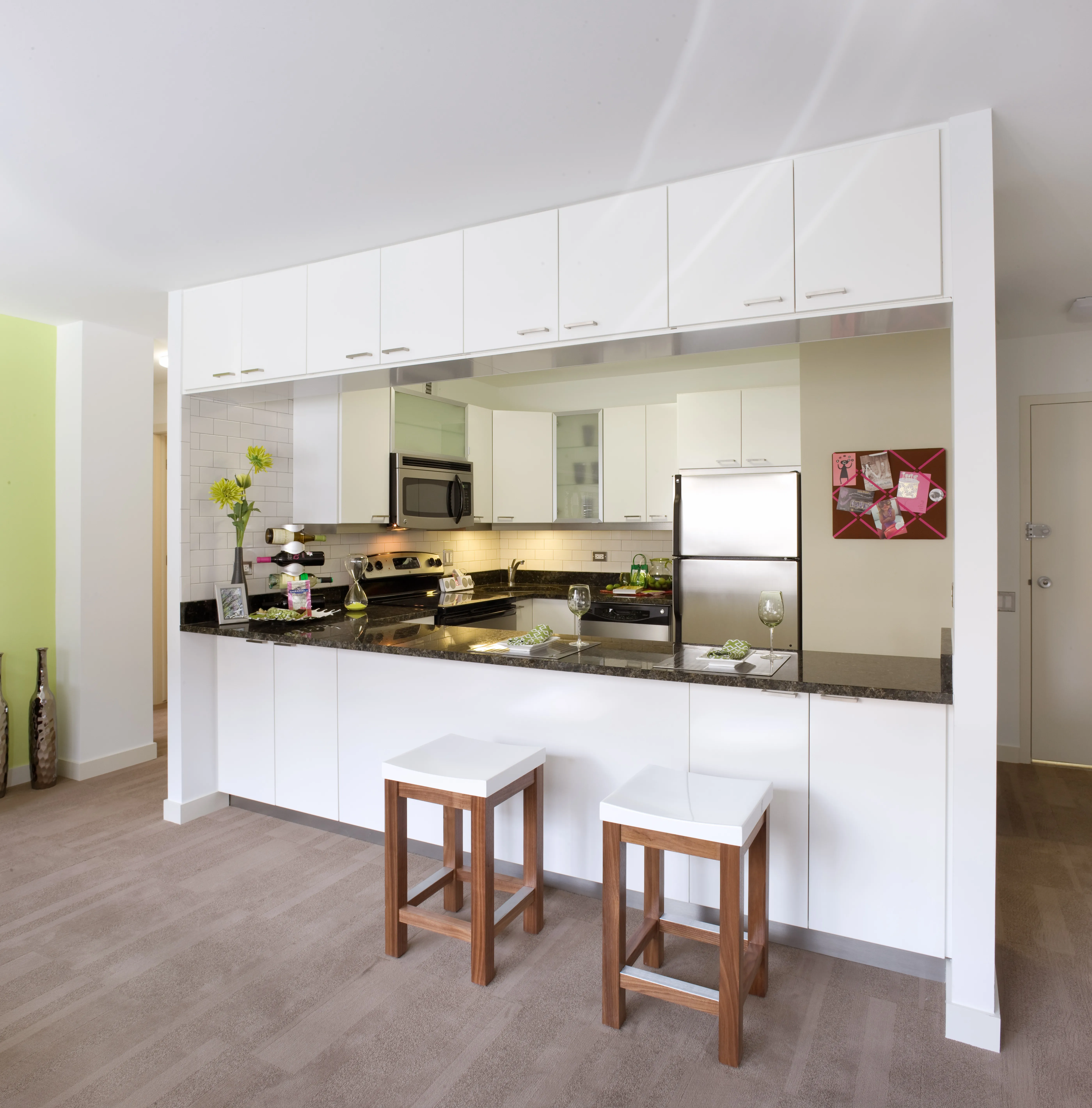 model unit at The Algonquin Apartments in Hyde Park Chicago