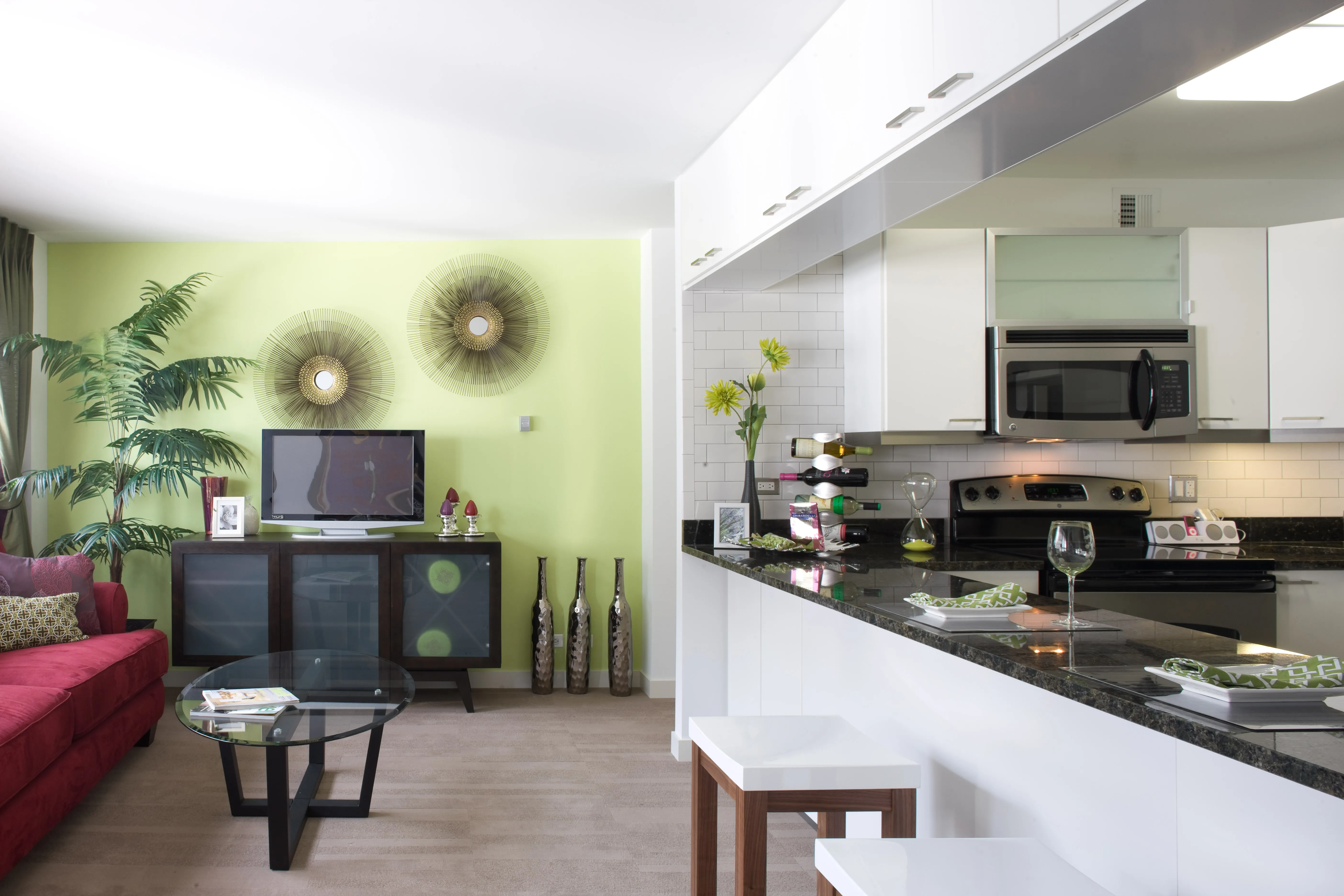 model unit at The Algonquin Apartments in Hyde Park Chicago