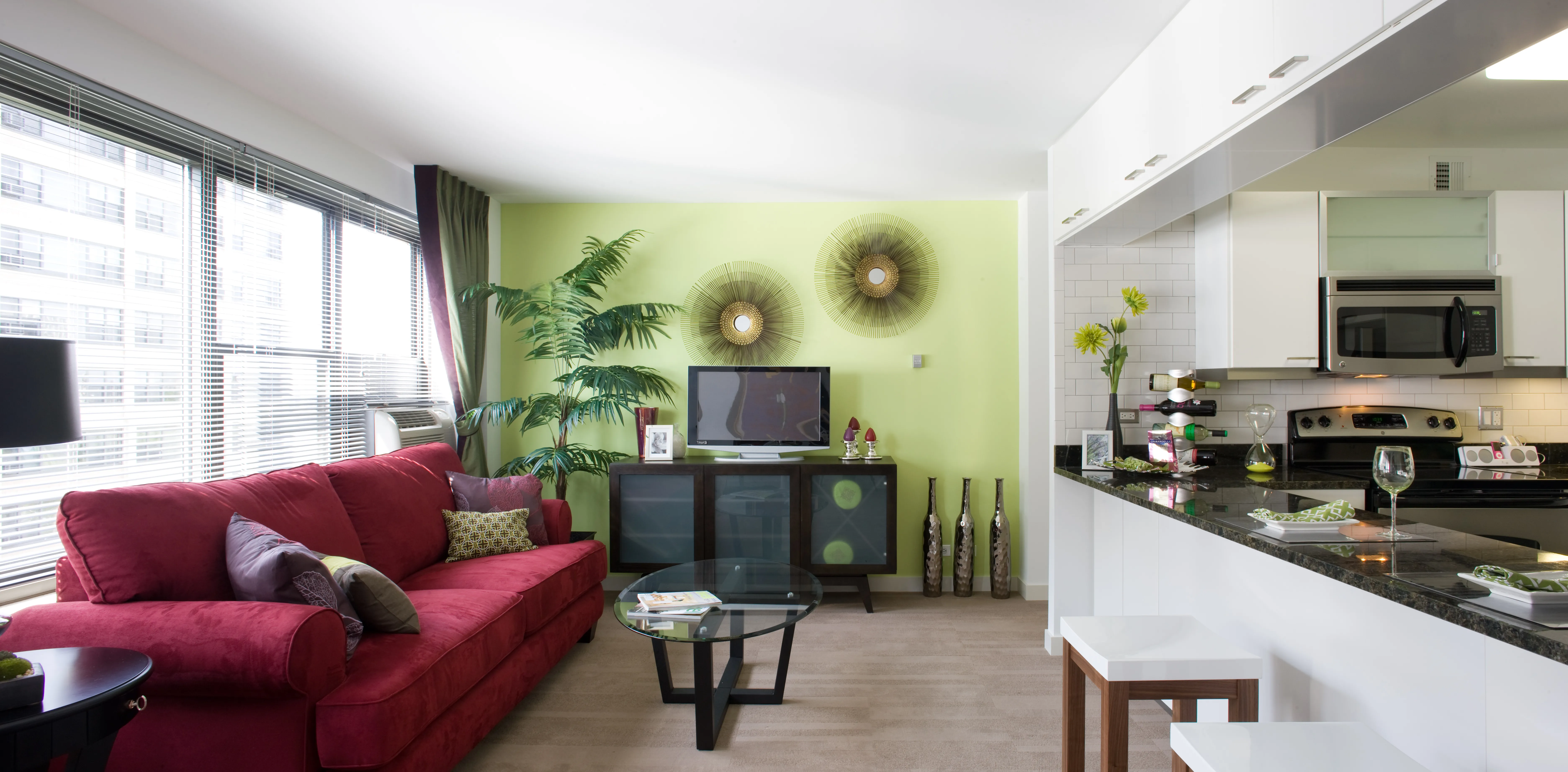 model unit at The Algonquin Apartments in Hyde Park Chicago