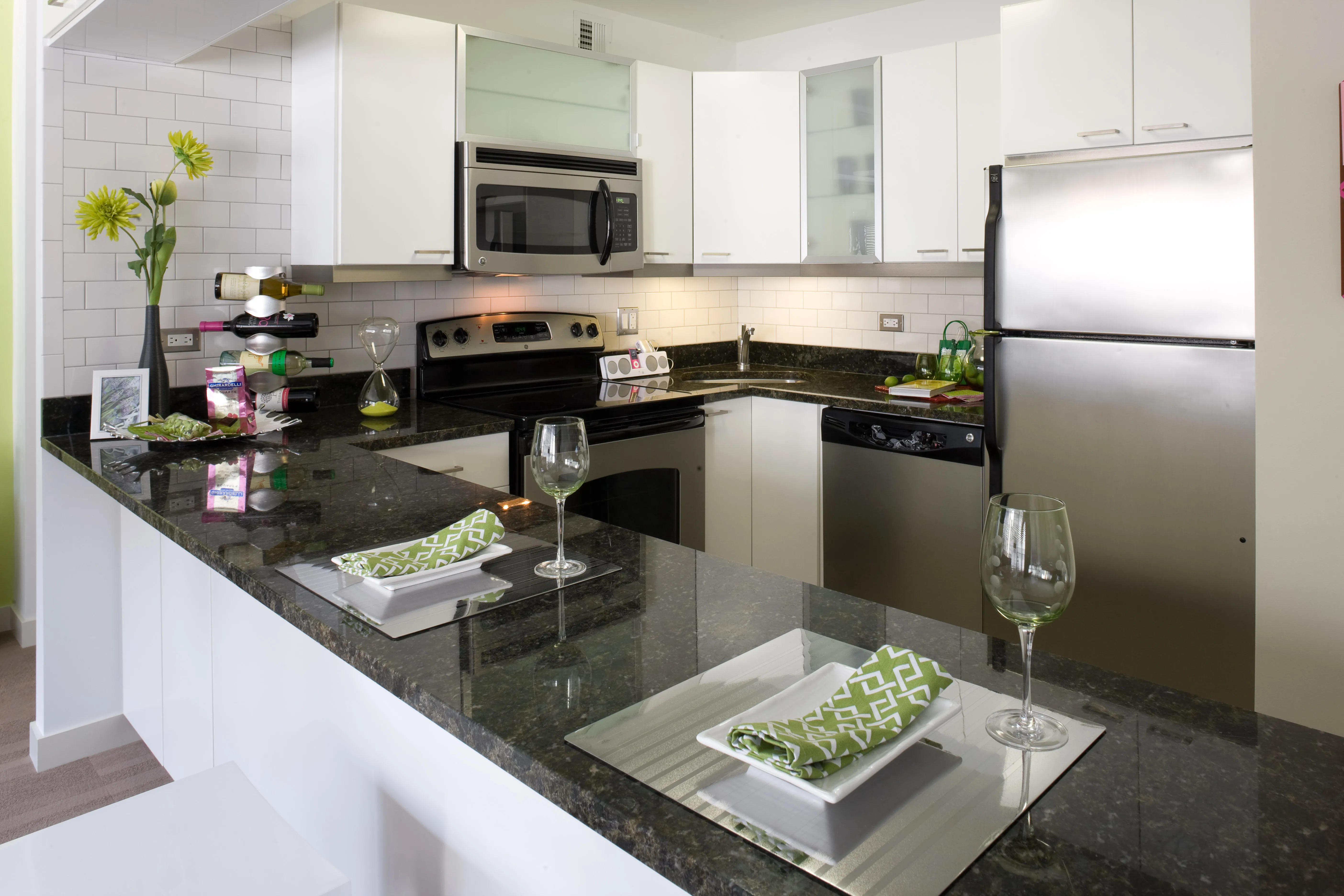 model unit at The Algonquin Apartments in Hyde Park Chicago