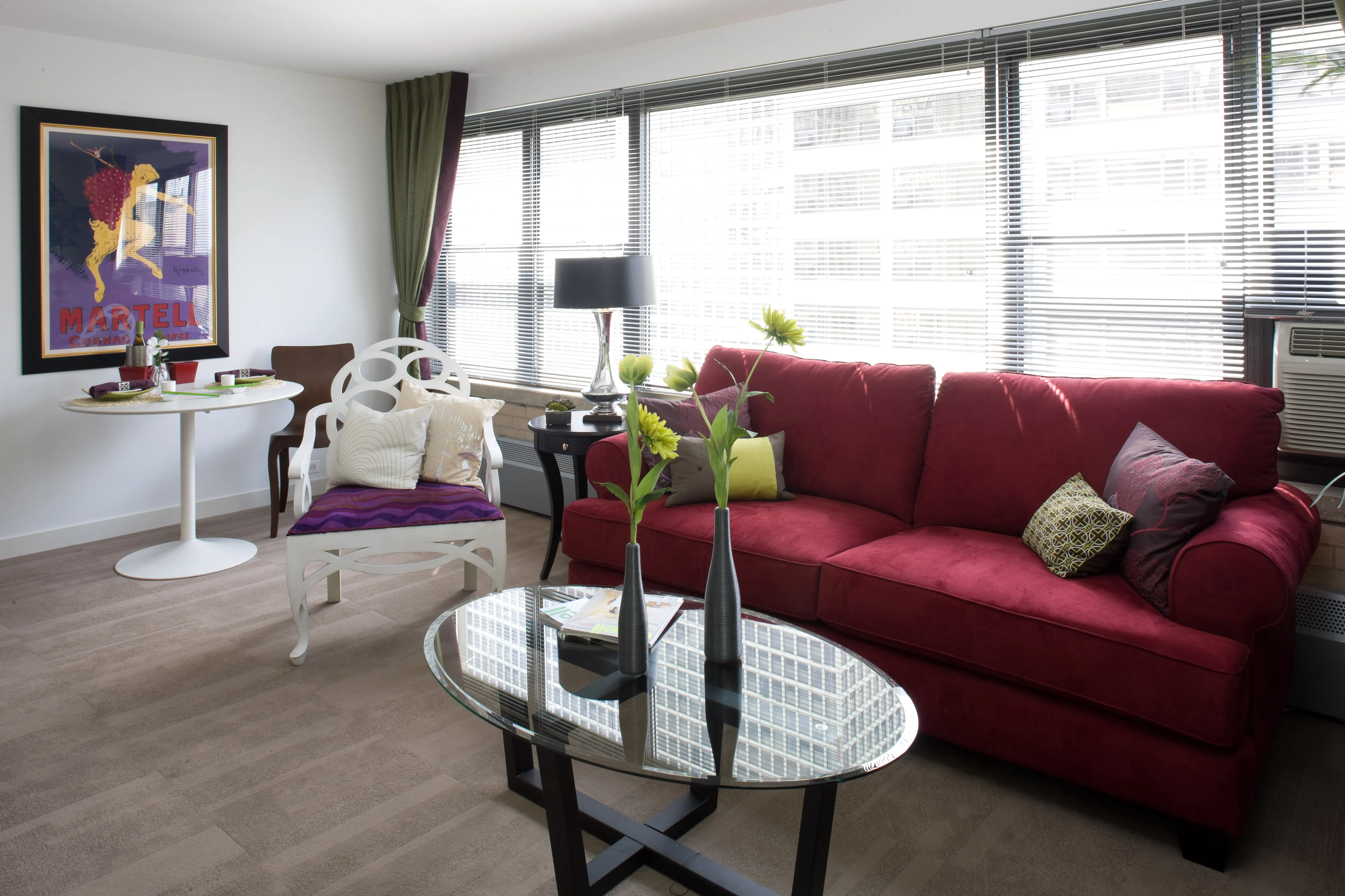 model unit at The Algonquin Apartments in Hyde Park Chicago