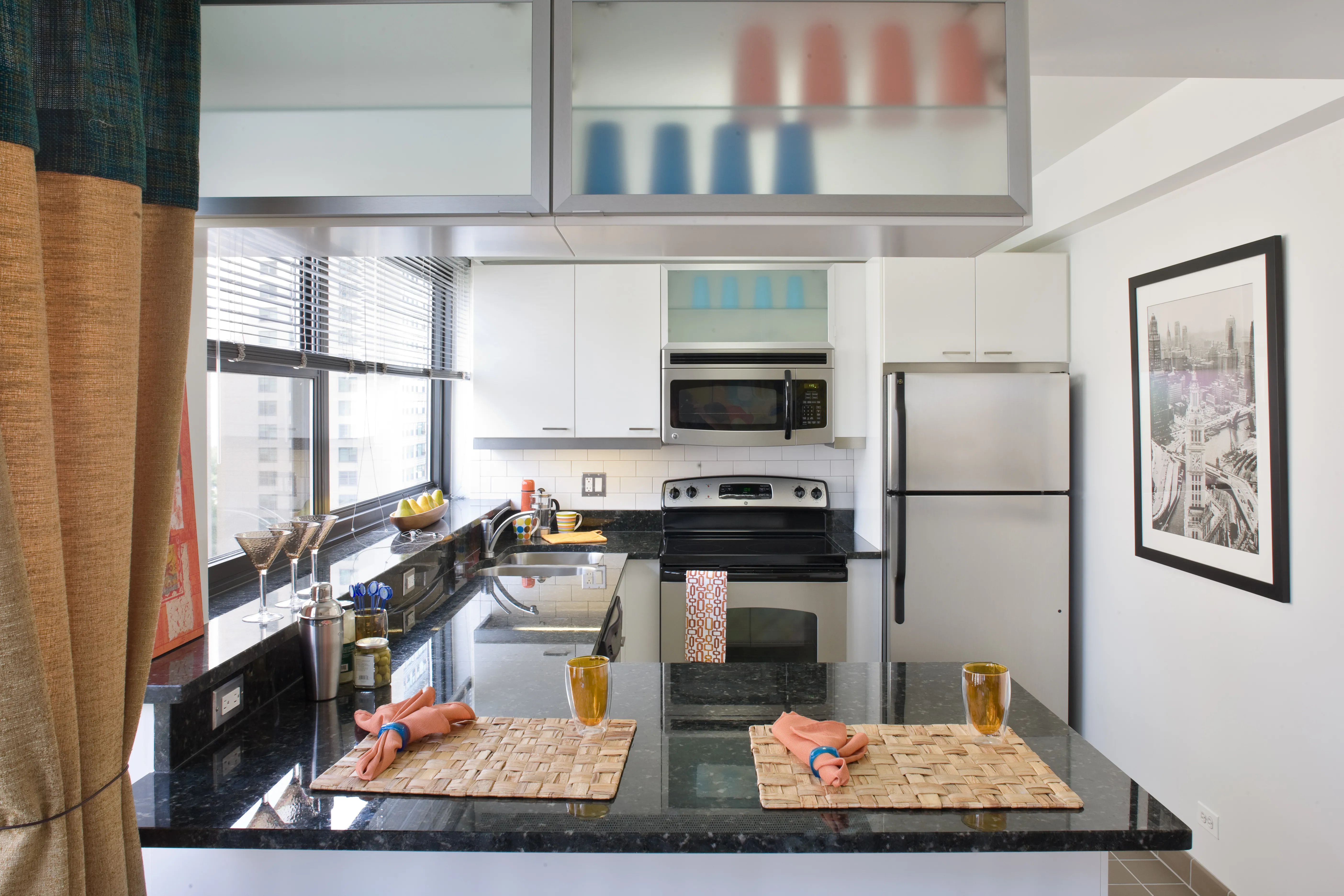 model unit at The Algonquin Apartments in Hyde Park Chicago