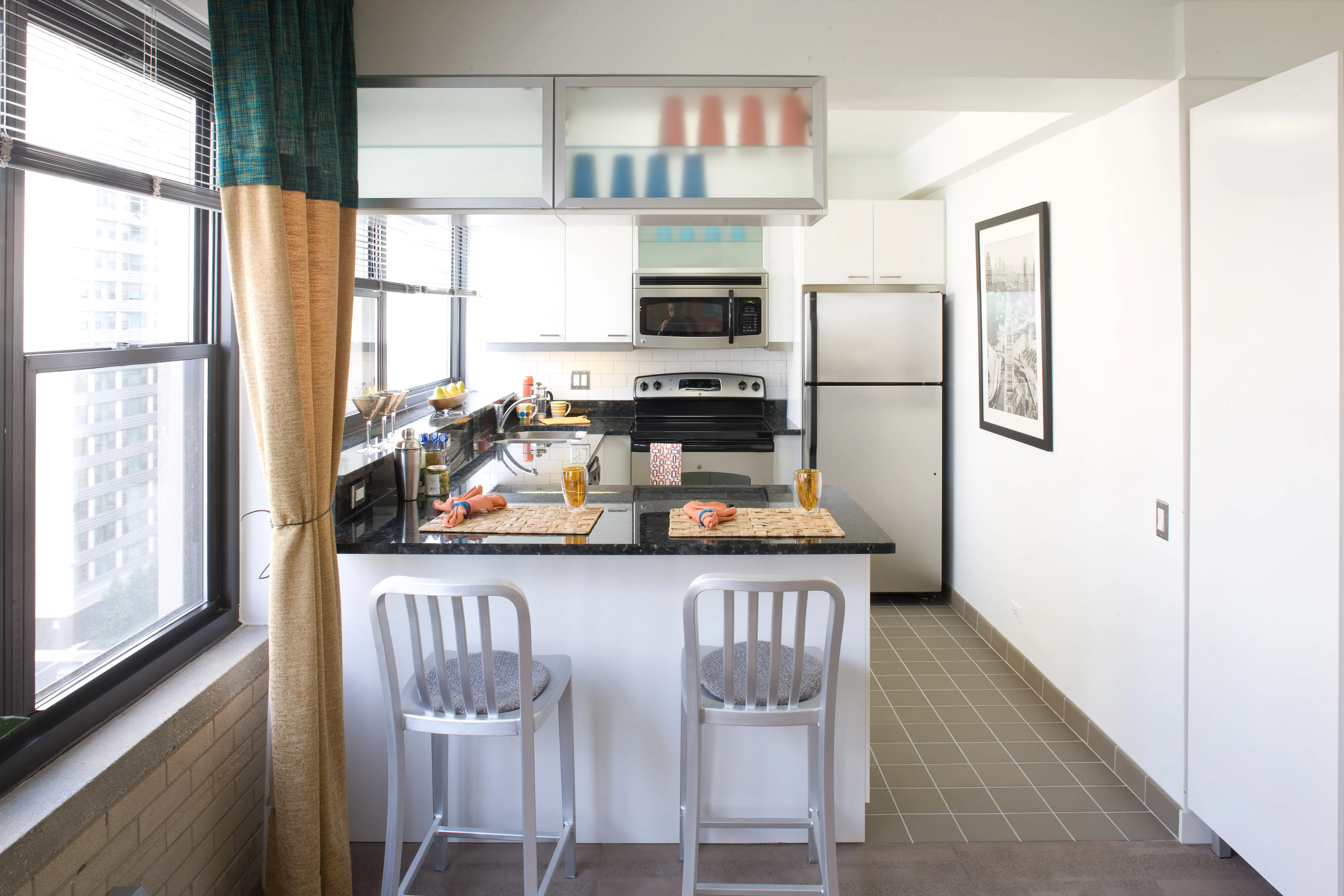 model unit at The Algonquin Apartments in Hyde Park Chicago