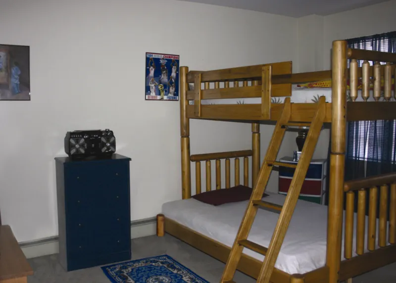 The historic tower of Jeffrey Cyril Apartments in the South Shore Chicago