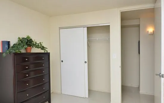 bedroom 1 closets and hallway