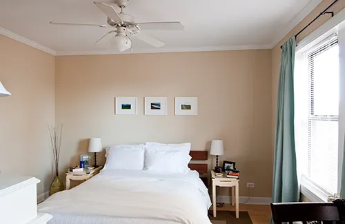 furnished living room apt 601 at 1939 N Lincoln Apartments in Lincoln Park 