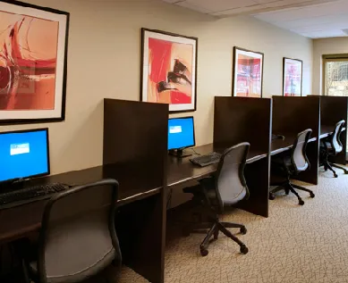 exterior tower at Left Bank Apartments in Chicago