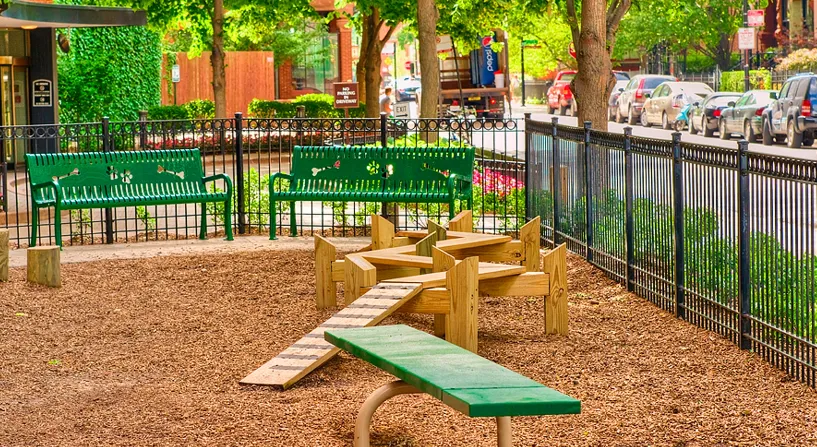 Standard kitchen with stainless appliances