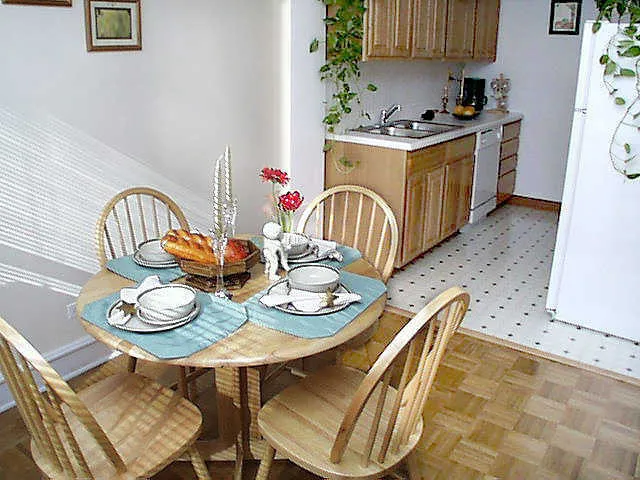 dining room and kitchen