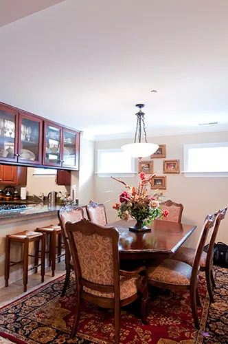 the balconies on the front of 2 South Greenwood Apartments in Park Ridge