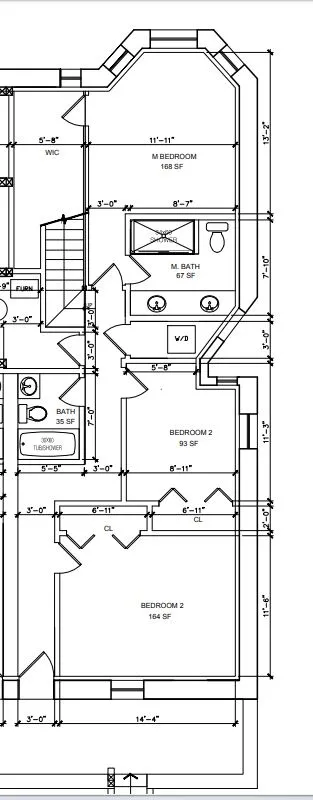light brown exterior of 2852 West Shakespeare Apartments