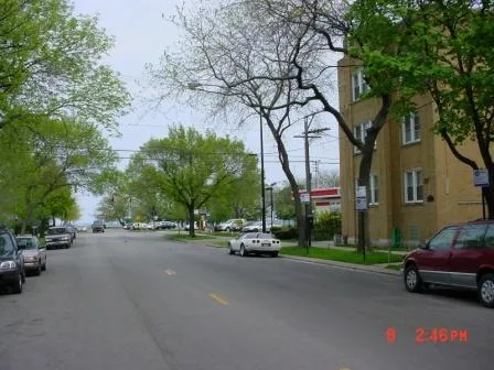 Loyola beach starts at the tree in the center our building is on the right