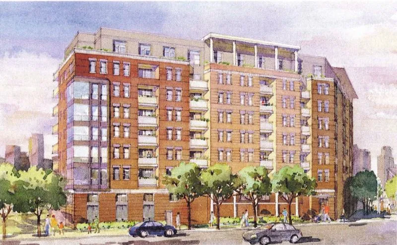 exterior balconies at 544 Oak at Parkside of Old Town Apartments