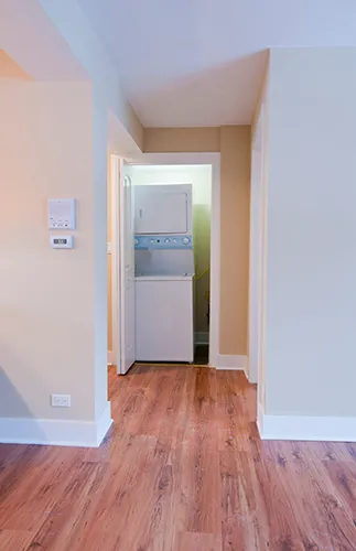 front entrance door with grass walkway at 2321 Central Apartments