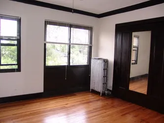 l;ooking up at 4554 N Malden Apartments in Uptown