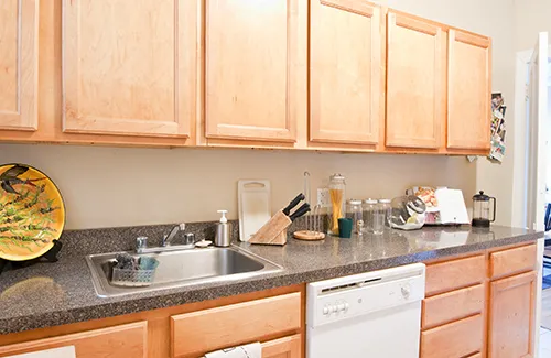 exterior view from across the street at 618 Hinman Apartments in Evanston