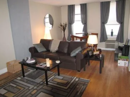 Living room note new hardwood floors picture taken 2/29