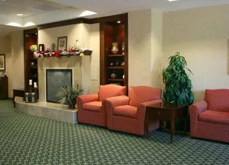 the driveway and entrance to The Martha Washington Apartments in Chicago