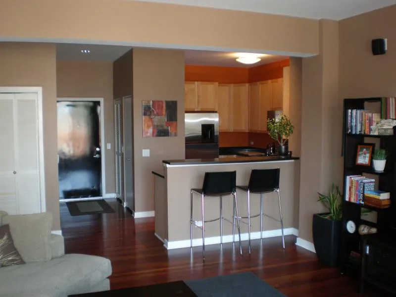 kitchen from living room