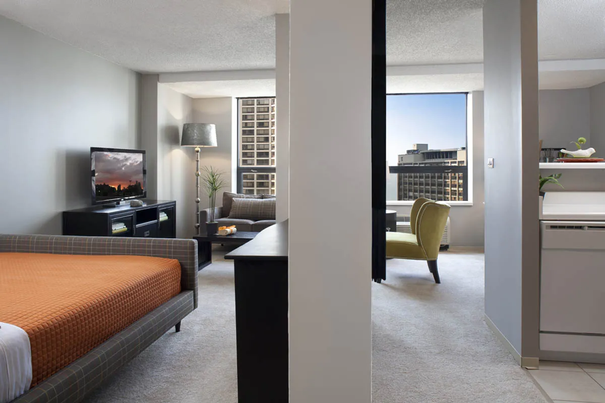 convertible apartment at Lake Shore Plaza Apartments in Streeterville