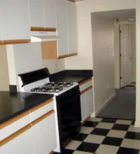 exterior of North Town Village Apartments in Lincoln Park Chicago