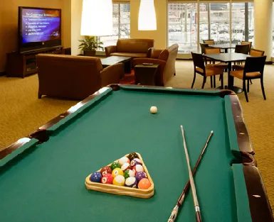 exterior tower at Left Bank Apartments in Chicago