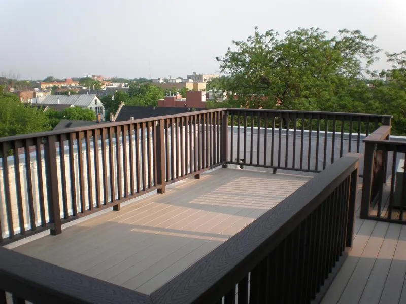 private rooftop deck