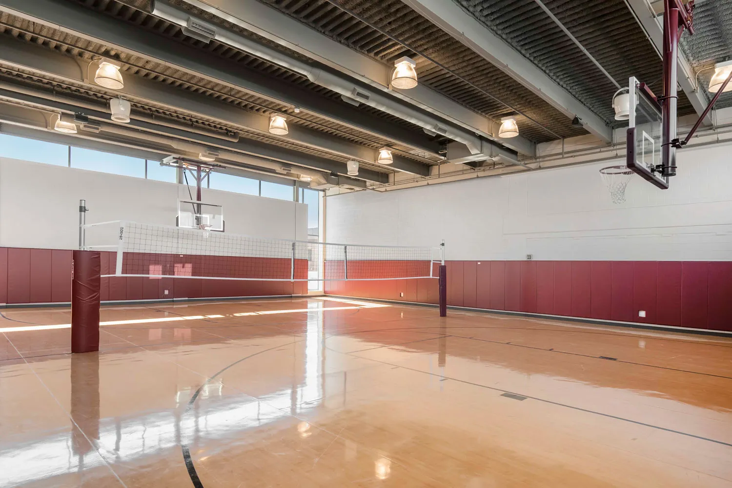 a type model kitchen at E2 Apartments in Evanston IL