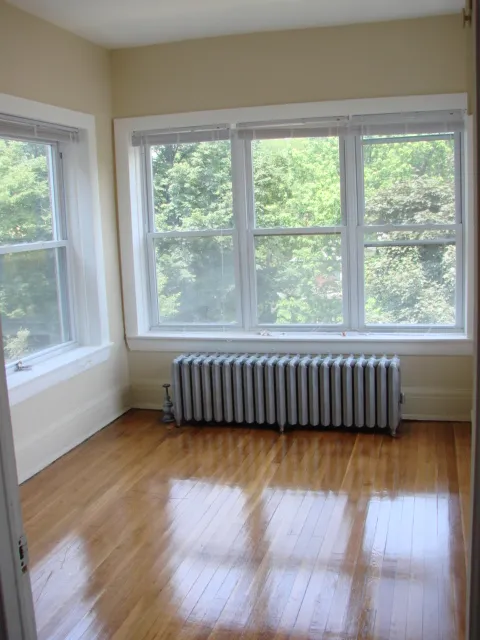 Sunroom/Dining room with views east, west, and north