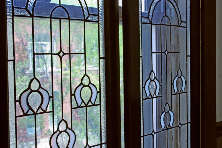 Stain glass shutters