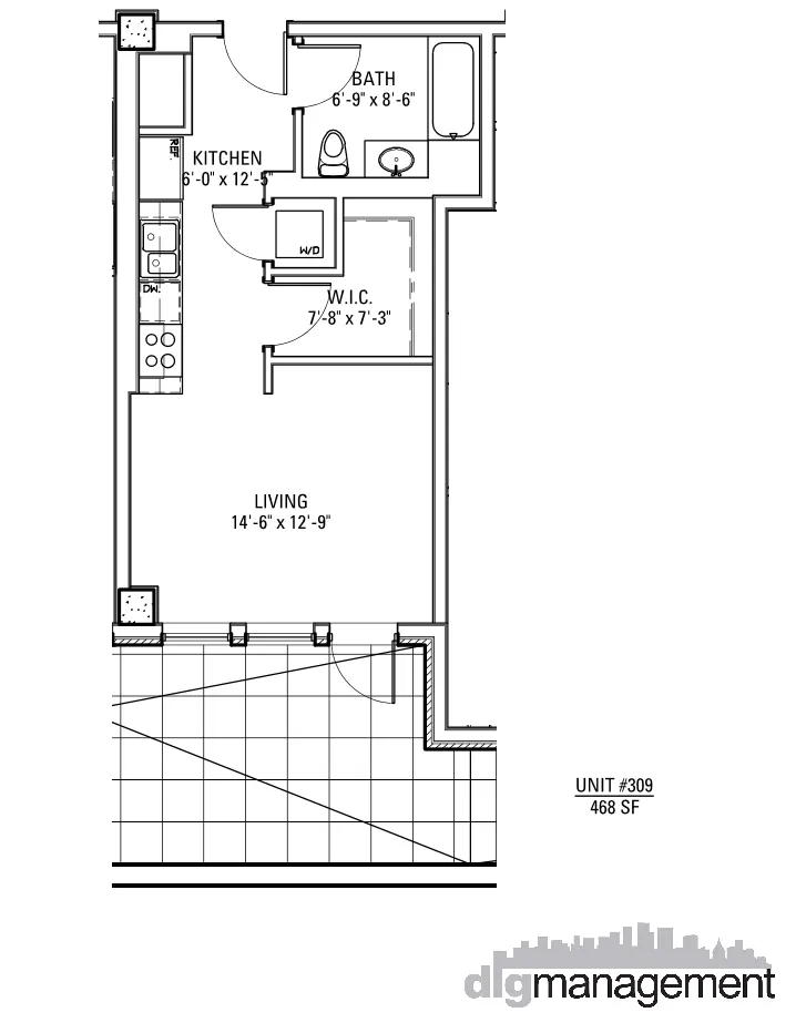 N Broadway, , , USA IL-unit#3833-309-Chicago-IL