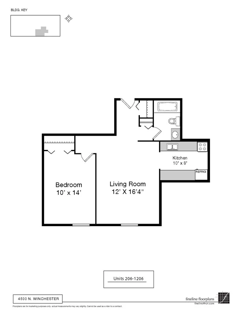 4500 N Winchester Ave, , 60640, USA 60640-unit#306-Chicago-IL
