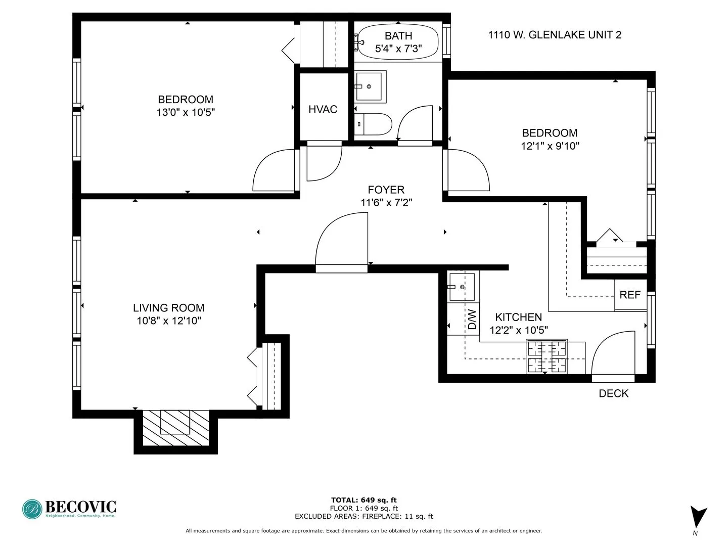 1110 W Glenlake Ave, ,  60660, USA 60660-unit#2ND FLOOR-Chicago-IL