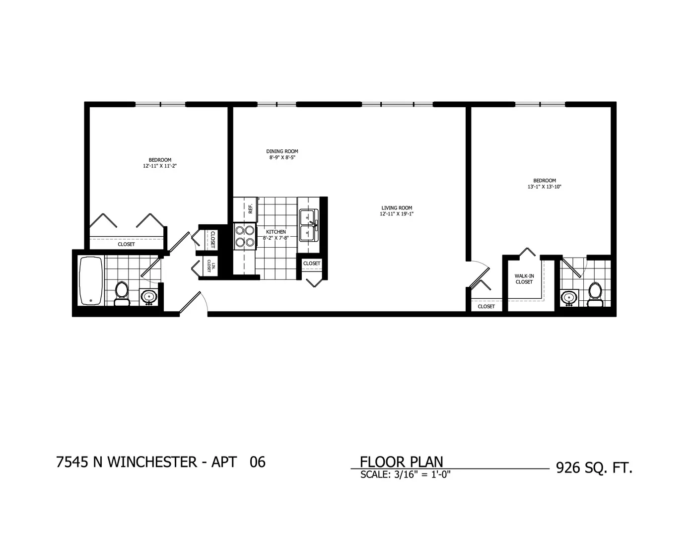 7545 N Winchester Ave, ,  60626, USA 60626-unit#206-Chicago-IL