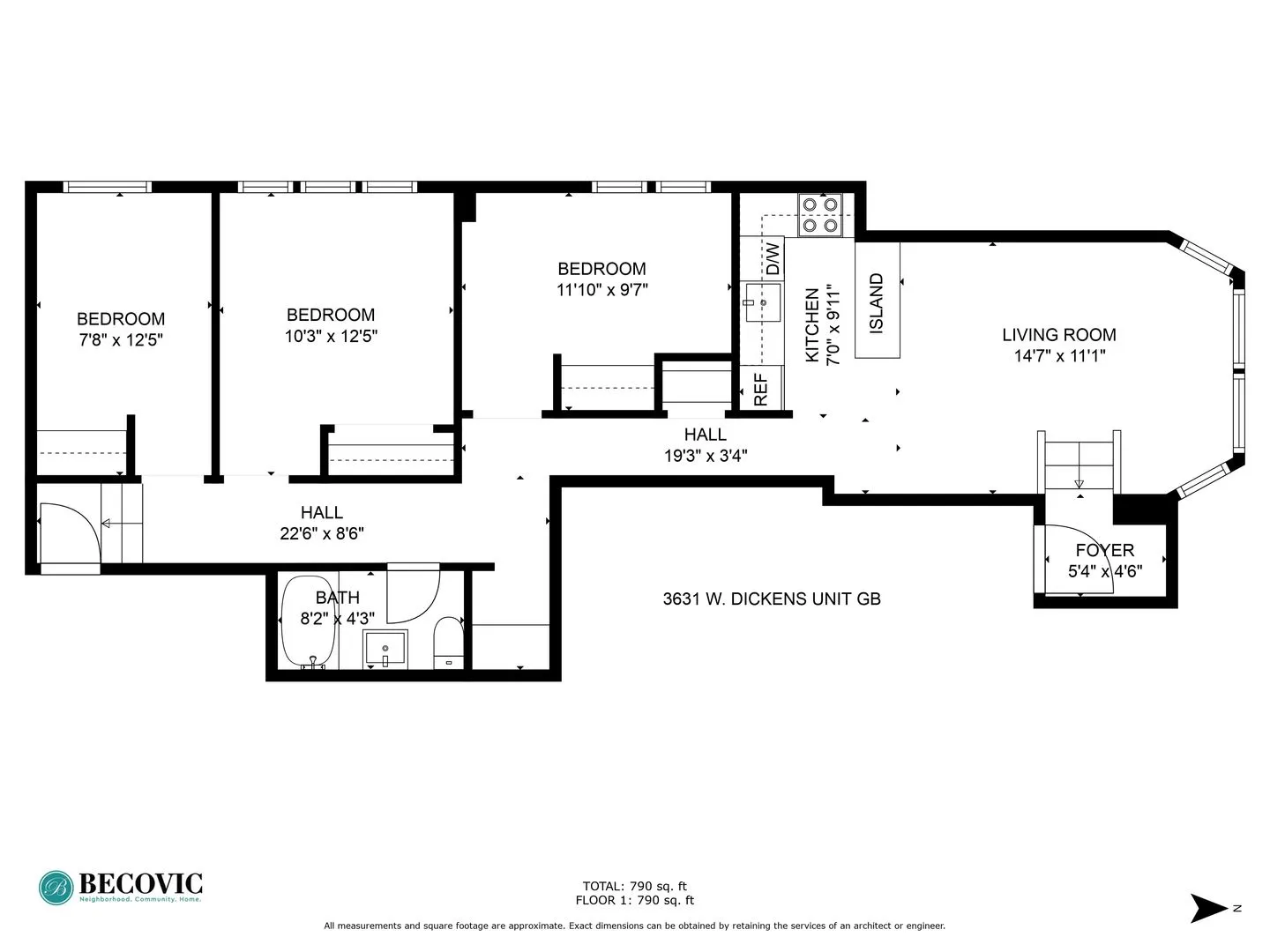 3631 W Dickens Ave, ,  60647, USA 60647-unit#GB-Chicago-IL