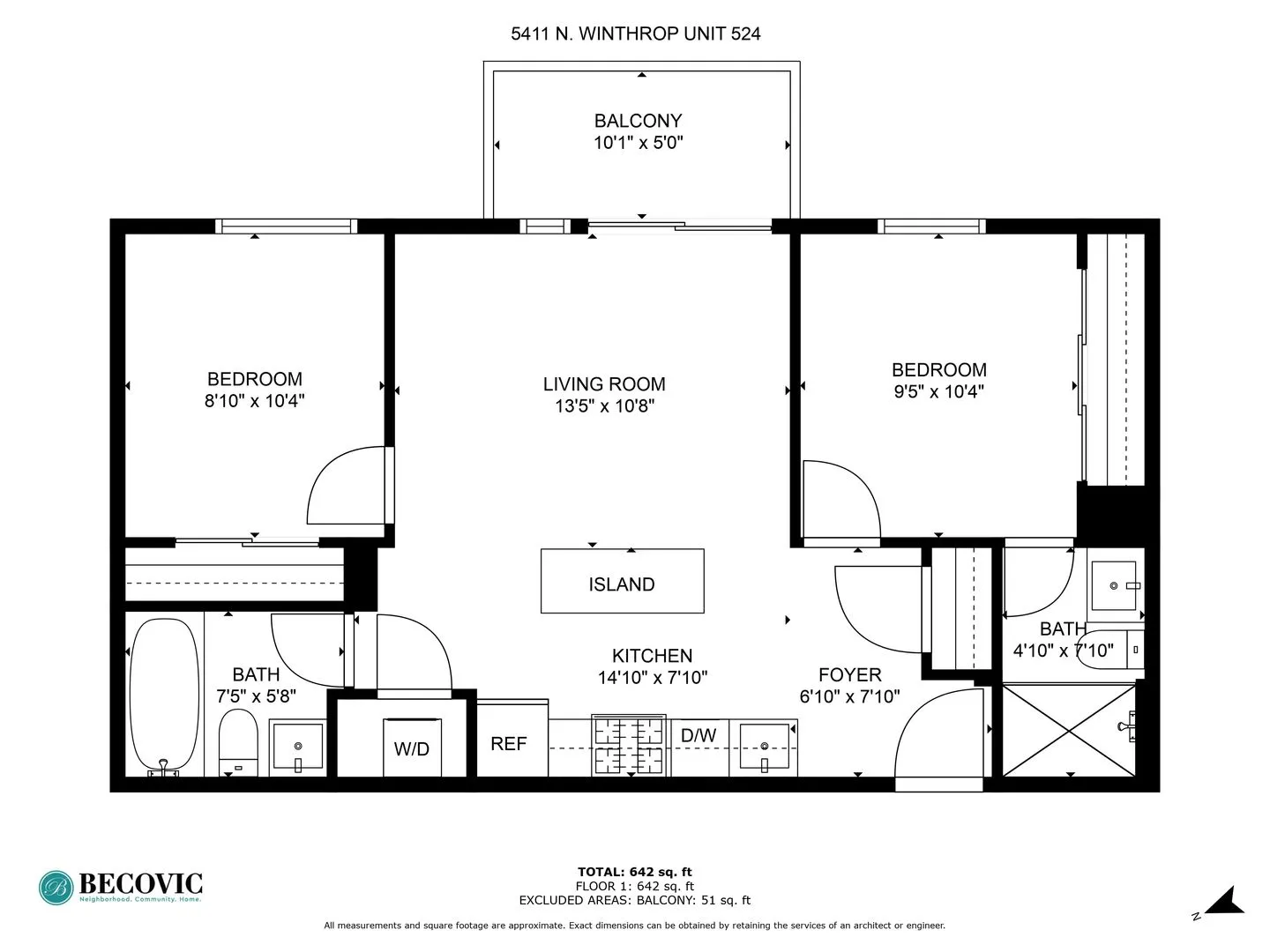 5411 N Winthrop Ave, ,  60640, USA 60640-unit#524-Chicago-IL