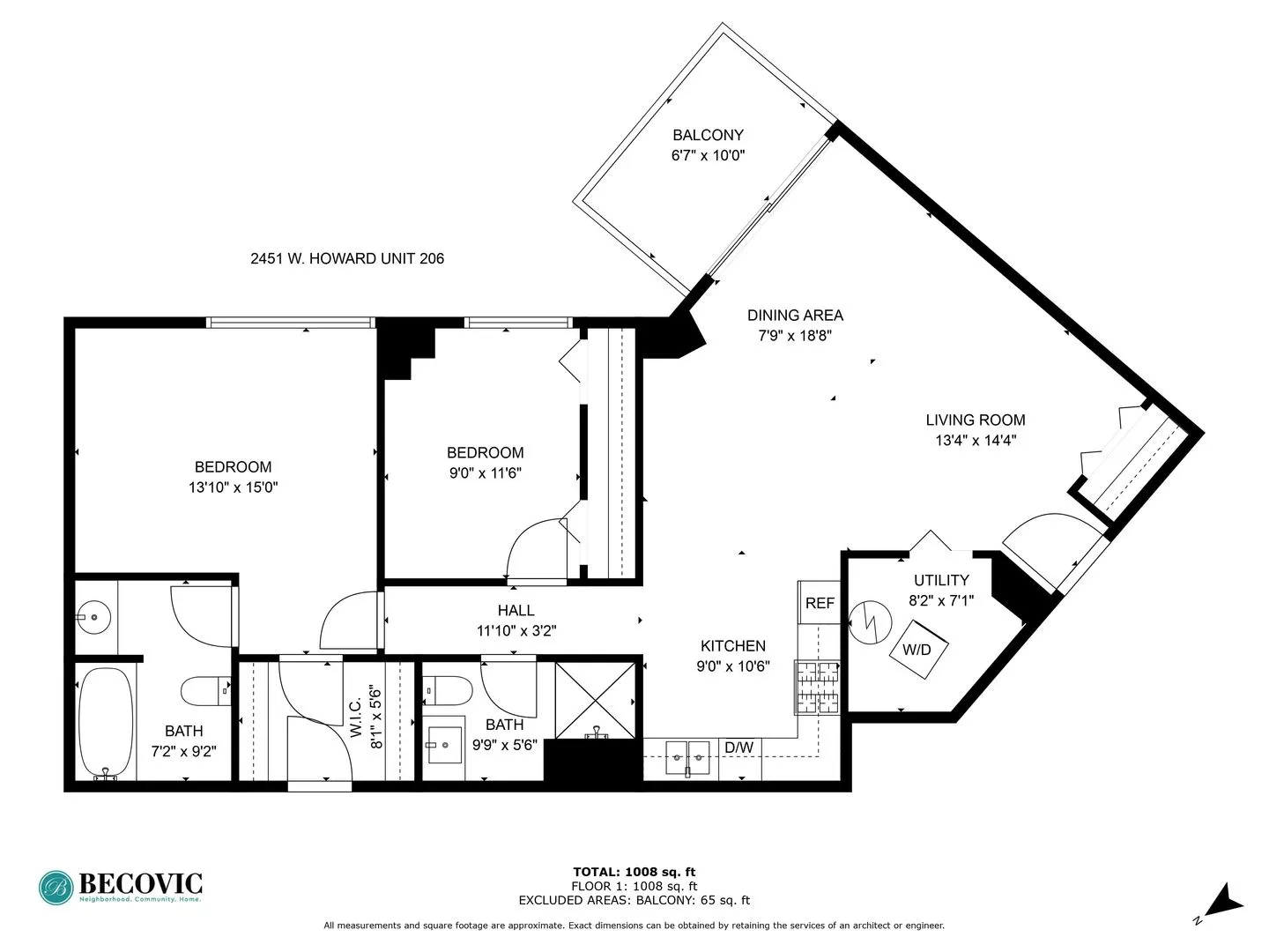 2451 W Howard St, ,  60645, USA 60645-unit#206-Chicago-IL