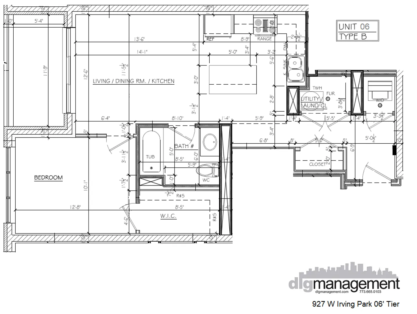 927 W Irving Park Rd, ,  60613, USA 60613-unit#927-206-Chicago-IL