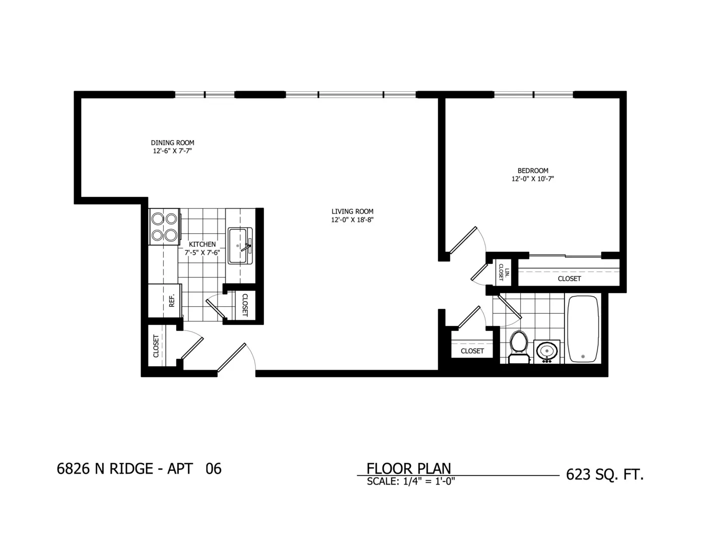 6826 N Ridge Blvd, ,  60645, USA 60645-unit#106-Chicago-IL