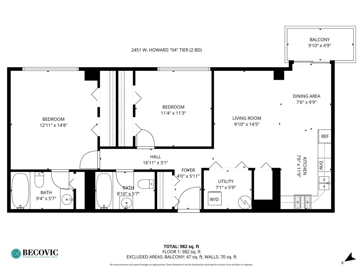 2451 W Howard St, ,  60645, USA 60645-unit#404-Chicago-IL