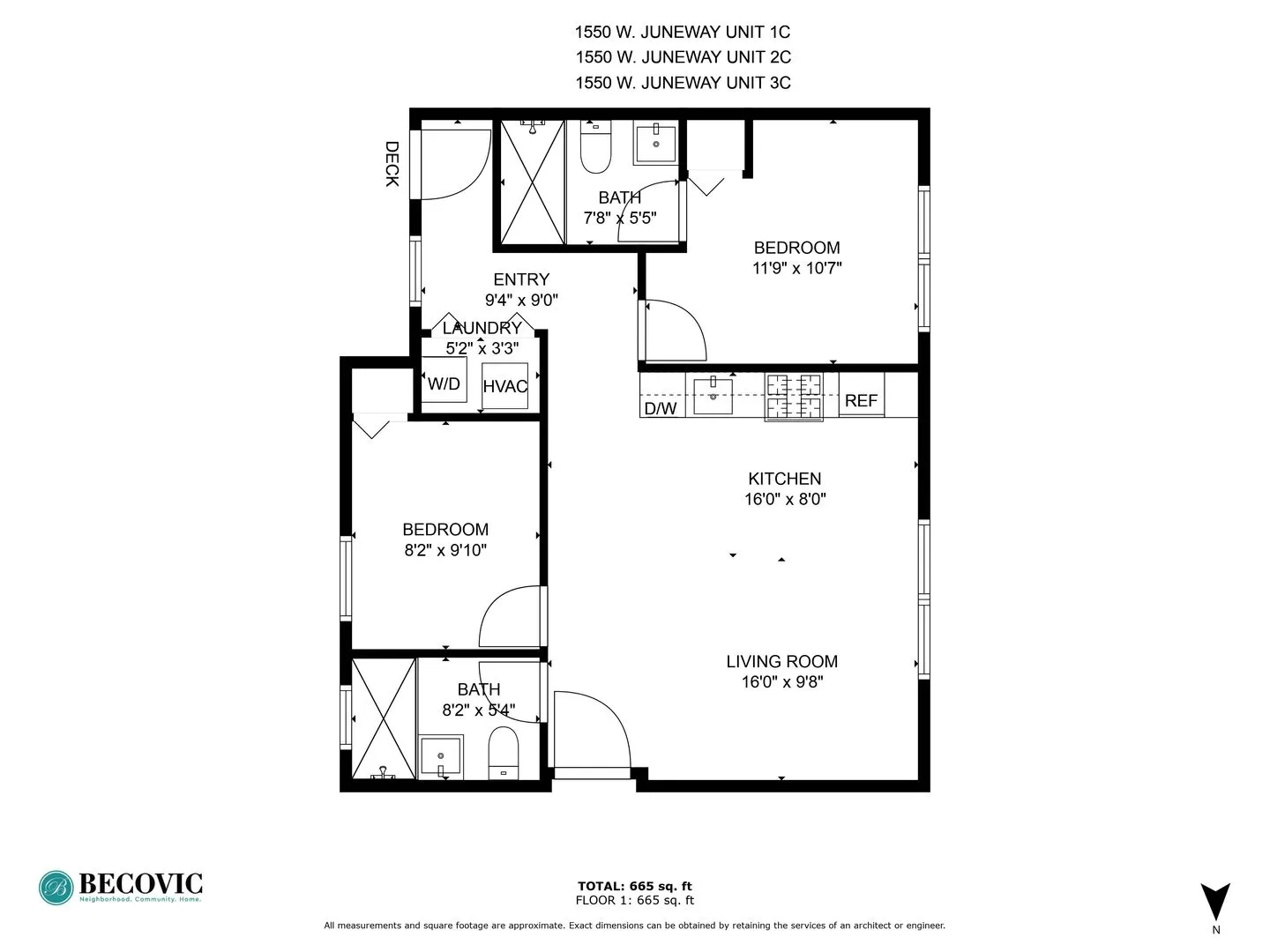 1550 W Juneway Terrace, ,  60626, USA 60626-unit#2C-Chicago-IL