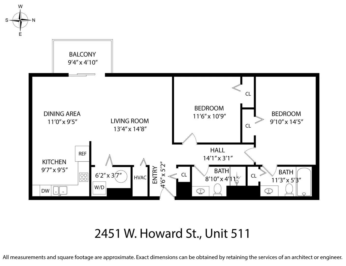 2451 W Howard St, , 60645, USA 60645-unit#511-Chicago-IL