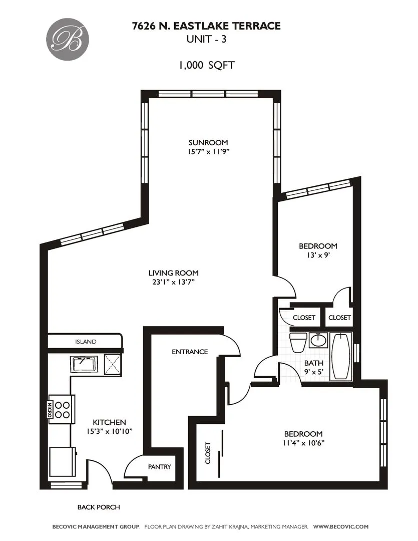 7626 N Eastlake Terrace, , 60626, USA 60626-unit#3-Chicago-IL